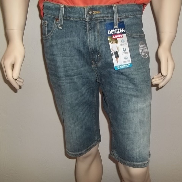 athletic jean shorts